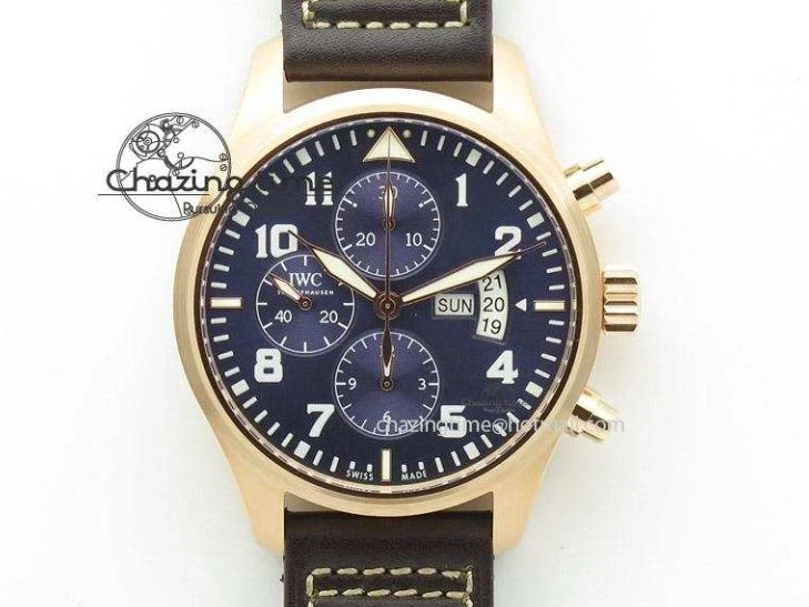 MIROTIME 0207 Fashionable Pilot IW326801 SS MK 1:1 Best Edition Black Dial on Green Nylon Strap MIYOTA 7122